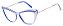 Armação Óculos Receituário Oslo Branco/Azul - Imagem 3