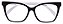 Armação Óculos Receituário Paris Preto/Branco - Imagem 1