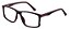 Armação Óculos Receituário Tyler Preto/Vinho - Imagem 1