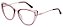 Armação Óculos Receituário Yuna Vermelho - Imagem 3
