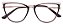 Armação Óculos Receituário Yuna Marrom - Imagem 1