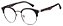Armação Óculos Receituário Round Preto - Imagem 3