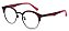 Armação Óculos Receituário Round Vinho Translúcido - Imagem 3