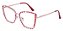 Armação Óculos Receituário Marfim Vermelho Mesclado - Imagem 3