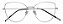 Armação Óculos Receituário Ariana Prata - Imagem 1