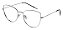 Armação Óculos Receituário Ariana Prata - Imagem 2