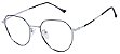 Armação Óculos Receituário AT 99112 Preto/Prata - Imagem 3
