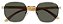 Óculos de Sol Unissex Wood Dourado - Imagem 3