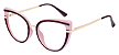Armação Óculos Receituário AT 206042 Vinho/Rosé - Imagem 2