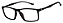 Armação Óculos Receituário Sable Preto - Imagem 1
