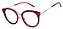 Armação Óculos Receituário Marie Vermelho - Imagem 3