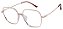 Armação Óculos Receituário Charlotte Dourado - Imagem 3