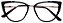 Armação Óculos Receituário Yuna Preto - Imagem 1