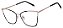 Armação Óculos Receituário Amélie Preto - Imagem 3