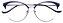 Armação Óculos Receituário Nyala Azul/Roxo - Imagem 1