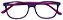 Armação Óculos Receituário Estellex Roxo - Imagem 1