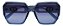 Óculos de Sol Feminino Emeline Azul Transparente - Imagem 3