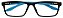 Armação Óculos Receituário AT 1024 Preto/Azul - Imagem 2
