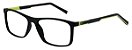 Armação Óculos Receituário Liôn Preto/Verde - Imagem 1