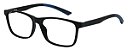 Armação Óculos Receituário AT 1023 Preto/Azul - Imagem 1