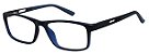Armação Óculos Receituário Eclipse AT 1004 Preto/Azul - Imagem 1