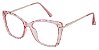 Armação Óculos Receituário AT 6029 Rosé Transparente Mosaico - Imagem 3
