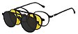 Armação Óculos Receituário e Sol Clipon Decadence Com 2 Lentes AT 2309 Preto - Imagem 1
