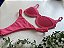 Calcinha Semi Fio fru-fru lateral tecido matrix pink 016 (top não incluso) - Imagem 4