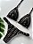 Calcinha Semi Fio fru-fru lateral croche preto 016 (top não incluso) - Imagem 5