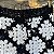 Saia dual color Off white e preto Crochê handmad - Imagem 2