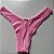 Calcinha Asa Delta 012 fio duplo Tecido Velour Rosa   (BUSTO NÃO INCLUSO) - Imagem 1