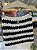 Saia dual color Off white e preto Crochê handmad - Imagem 1