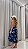 Cortininha 018 com bojo removível off white e detalhes marinho com bordado signo Escorpião - Imagem 7