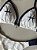 Cortininha 018 com bojo removível off white e detalhes marinho com bordado signo Peixes - Imagem 2