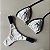 Cortininha 018 com bojo removível off white e detalhes marinho com bordado signo Peixes - Imagem 8