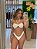 Top laço 335 com bojo removível Mônaco off white (CALCINHA NÃO INCLUSO) - Imagem 1