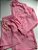 Camisa + shorts bolso micro linho listras rosa - Imagem 1
