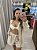 Camisa + shorts bolso micro linho listras marrom clarinho - Imagem 5