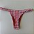 M Calcinha 794 com regulagem fio xadrez vermelho (BUSTO NÃO INCLUSO) - Imagem 2