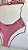 Calcinha semi hot pants 5005 Plisse rosa com detalhes off white Ilhabela (BUSTO NÃO INCLUSO) - Imagem 2