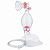 Reanimador Manual Infantil de Silicone com Reservatório - Imagem 1