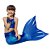 Kit Cauda de Sereia Cor Azul - Imagem 1