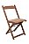 Conjunto Dobrável 120x70 com 4 cadeiras em Madeira Nobre - Imagem 2