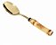 COLHER DE CAFÉ  BAMBU NATURAL DOURADO - DUQUESA - Imagem 1