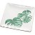 PRATOS PEQ. PORCELANA FOLHA 12x12x2cm - Imagem 1