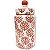 VASO DECORATIVO PORCELANA CORAL VERMELHO - M - Imagem 1