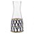 JARRA DE VIDRO E RATTAN AZUL 6,8CMX 10CMX 24,8CM - Imagem 1