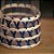 JARRA DE VIDRO E RATTAN AZUL 6,8CMX 10CMX 24,8CM - Imagem 2