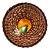 PORTA BOLO / BOLEIRA DE LARANJA - VIME NATURAL - Imagem 2