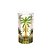 CONJUNTO 6 COPOS ALTOS CRISTAL DE CHUMBO PALM TREE HANDPAINT - Imagem 3